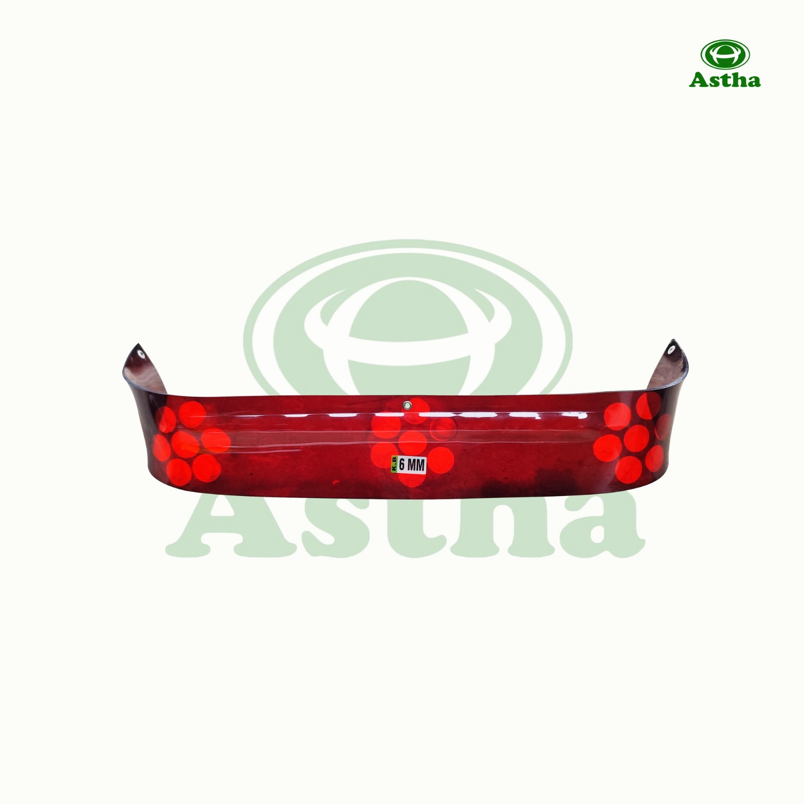 Acc. Fiber Sun Shade 6mm Maroon 3 Flower Printed